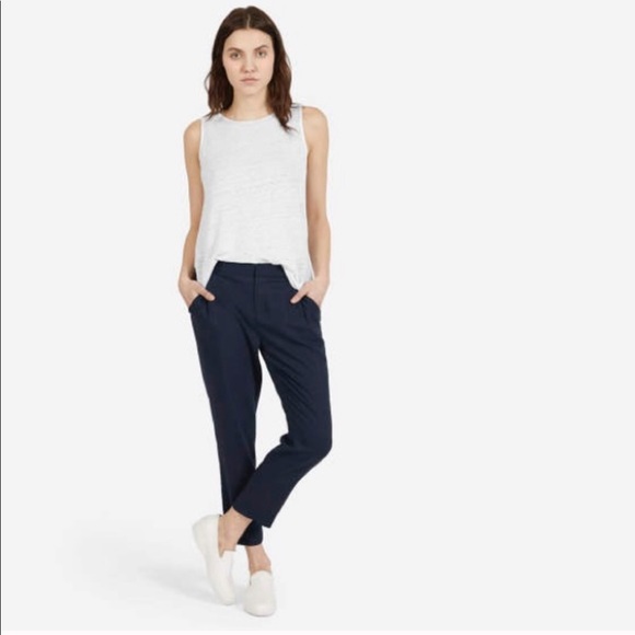 Everlane Pants - Everlane Italian Wool GoWeave Crop Trouser Pant